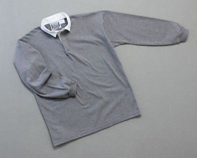 Mns Solid Rugby Grey Heather